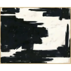 West Elm Abstracted Colors Framed Wall Art
