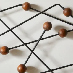 West Elm Abstract Iron & Wood Dimensional Wall Art by Diego Olivero