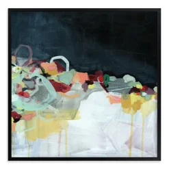 West Elm Abstract Landscape Framed Wall Art by Minted for