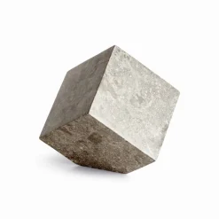 West Elm Abstract Marble Cube Sculpture