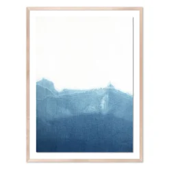 West Elm Abstract Tie-Dye Framed Wall Art