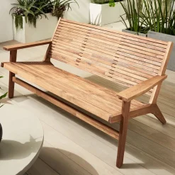 West Elm Acadia Outdoor Loveseat & Lounge Chair Set