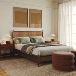 West Elm Adriana Cane Bed