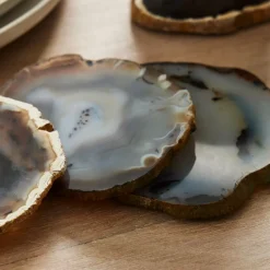 West Elm Agate Coasters