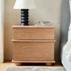 West Elm Aggie Cerused Nightstand (24")