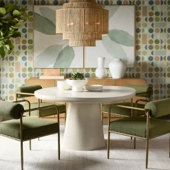 West Elm Aidan Concrete Dining Table (58")