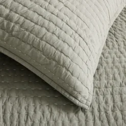 West Elm Airy Cotton Voile Solid Quilt & Shams