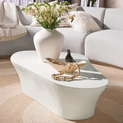West Elm Aitken Curved Coffee Table (58")