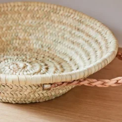 West Elm Alcantara Frederic Tray w/ Leather Handles