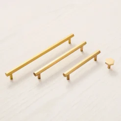 West Elm Alden Hexagon Hardware - Antique Brass