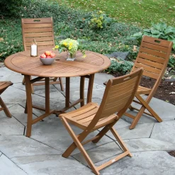 West Elm Aldenry Eucalyptus Outdoor Folding Chairs (Set of 2)