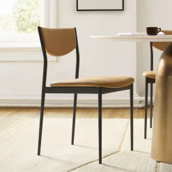 West Elm Alessio Leather Dining Chair