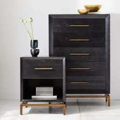 West Elm Alexa Burnished 5-Drawer Dresser (33.5")