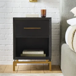 West Elm Alexa Burnished Nightstand (20")