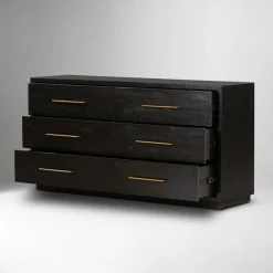 West Elm Alexa Burnished Pedestal 6-Drawer Dresser (60")