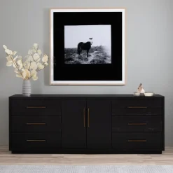 West Elm Alexa Burnished Pedestal Media Console (88")