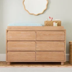 Kids West Elm Alfie Wide Dresser with Removable Topper (56")