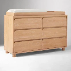 Kids West Elm Alfie Wide Dresser with Removable Topper (56")