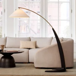 West Elm Alman Overarching Floor Lamp (65")