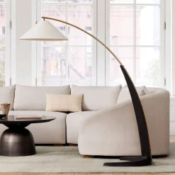 West Elm Alman Overarching Floor Lamp (65")