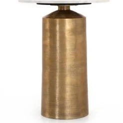 West Elm Aluminum & Marble Nightstand (20")