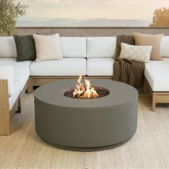 West Elm Amaline Round Fire Pit Table (47")