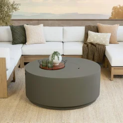 West Elm Amaline Round Fire Pit Table (47")