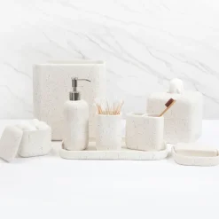 West Elm Aman Resin Bath Accessories
