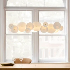 West Elm Amara Ceramic Linear Chandelier (50")