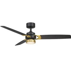West Elm Amped Ceiling Fan with LED Light Kit 52"