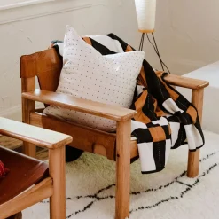 West Elm Anchal Project Cross Stitch Pillow