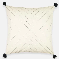 West Elm Anchal Project Geometric Stitch Throw Pillow