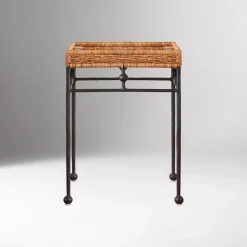 West Elm Andalusia Indoor/Outdoor Woven Side Table (17")