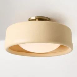 West Elm Anders Porcelain Flush Mount (–)