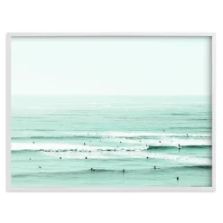 West Elm And The Color of My Eyes Has Gone Back Into the Sea Print by Minted For