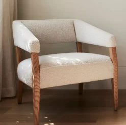 West Elm Angled Arm Club Chair
