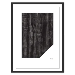 West Elm Angles in Black Framed Wall Art by The Holly Collective
