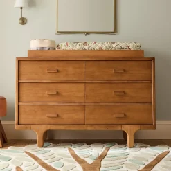 Kids West Elm Ansel Wide Dresser with Removable Topper (52")