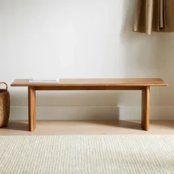 West Elm Anton Solid Wood Dining Bench (–)
