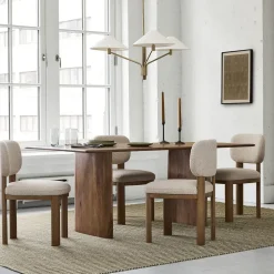 West Elm Anton Solid Wood Dining Table (72", 86") - ADA