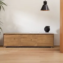 West Elm Anton Solid Wood Entryway Bench (–)