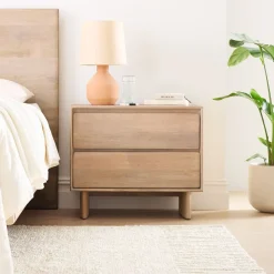 West Elm Anton Solid Wood Grand Nightstand (28")