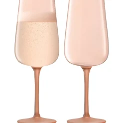 West Elm Arc Contrast Champagne Flutes (Set of 4)