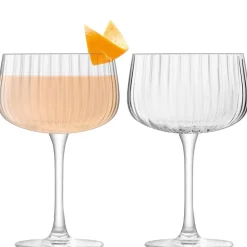 West Elm Arc Flow Cocktail Saucers (Set of 4)