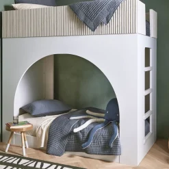Kids West Elm Arches Twin Bunk Bed