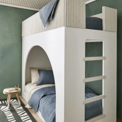 Kids West Elm Arches Twin Bunk Bed