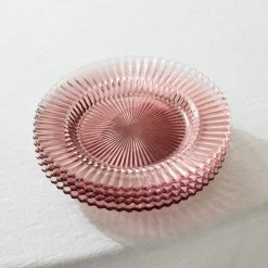 West Elm Archie Glass Salad Plates (Set of 4)