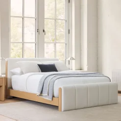 West Elm Asher Tufted Bed