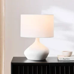 West Elm Asymmetry Ceramic Table Lamp (19")