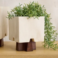 West Elm Atkins Planter on Stand